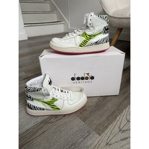 Brand new in box Zebra print sneakers